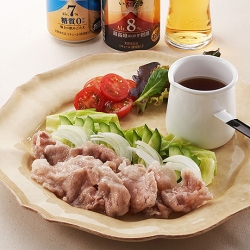 春野菜たっぷりの豚肉サラダ