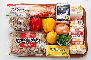 あさりのクリームレモンパスタ