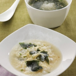 しょうが入りわかめスープ&しょうが入りわかめスープ雑炊