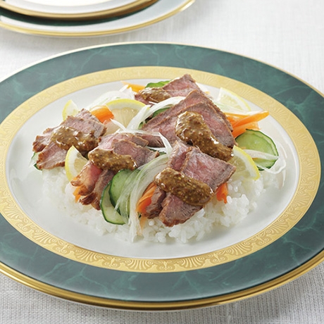 牛肉のちらしずし