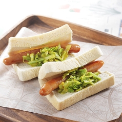 ふんわりホットドッグサンド