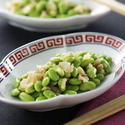 枝豆とザーサイの和え物