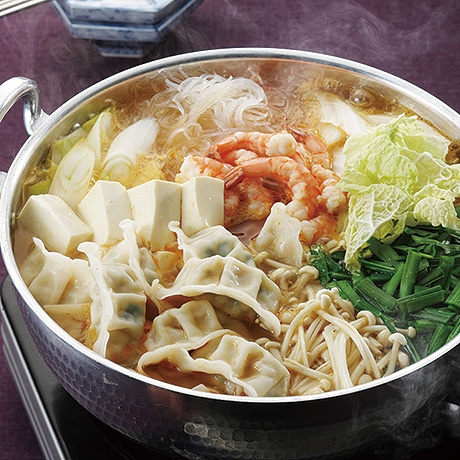 ピリ辛!ギョーザのチゲ鍋