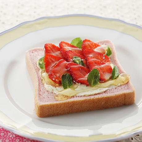 イチゴのクリームチーズトースト レシピナビ イチゴのクリームチーズトースト レシピナビ