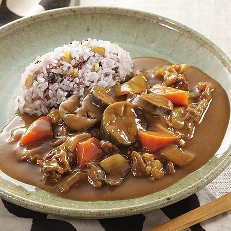 牛肉となすのヘルシーカレー