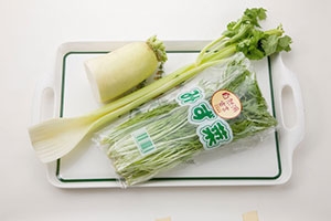 大根と水菜のサラダ