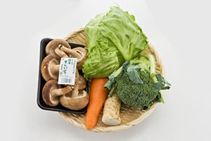 豚肉とブロッコリーの生茶しゃぶ