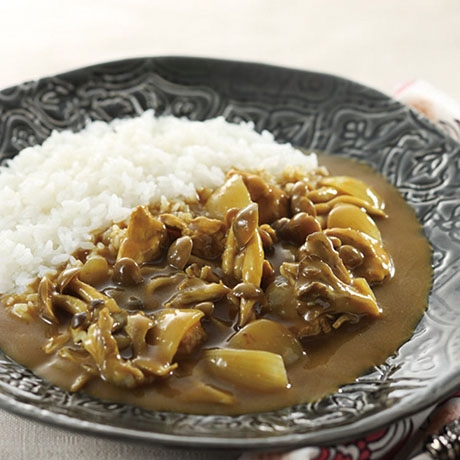 鶏むね肉ときのこのカレー