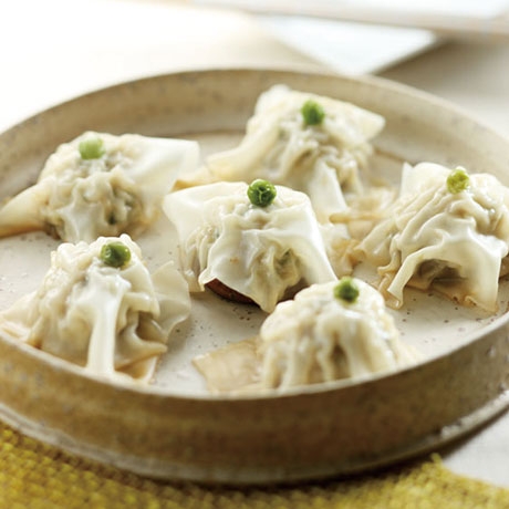 小松菜と椎茸のシュウマイ