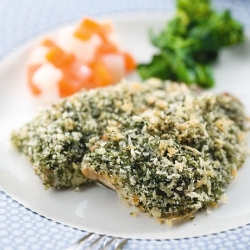 鯵のパン粉焼き