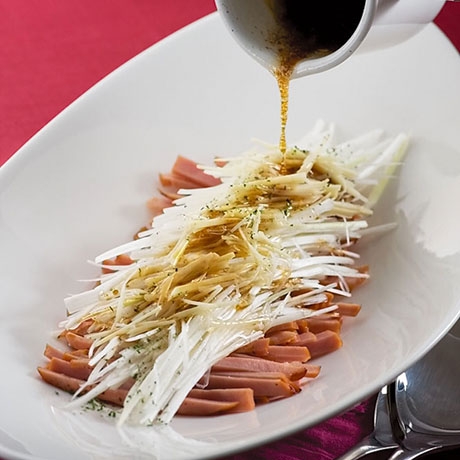 焼き豚とねぎの中華風