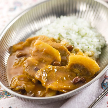 豚肉のカレーソース