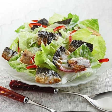 鰯(いわし)のヨーグルトサラダ