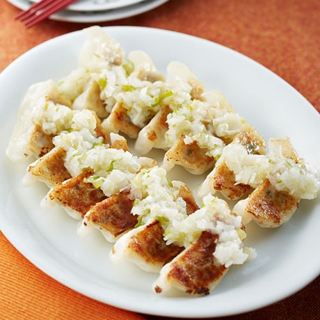 焼き餃子ねぎ塩だれ