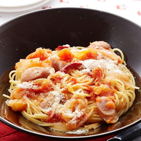 トマトソースのスパゲッティ