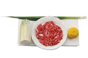 牛しゃぶのみぞれ煮