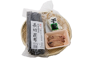 たらこの昆布巻き