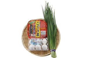 白菜キムチのオムレツ