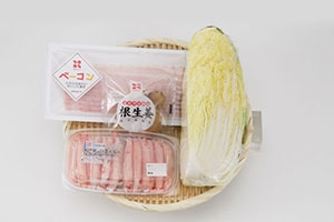 白菜とかに肉のトロリ煮込み