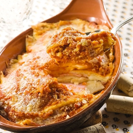 アオスタ風クレープのグラタン