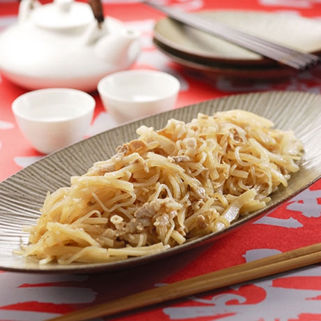 大根と豚肉の味噌炒め