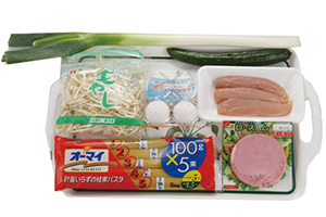 パスタで冷やし中華