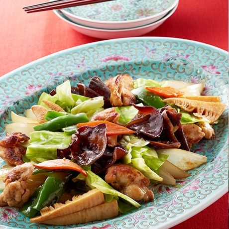 鶏肉と野菜の中華風炒め