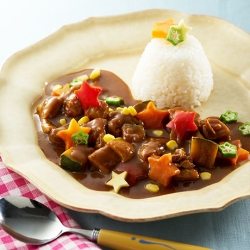 七夕 夏野菜カレー