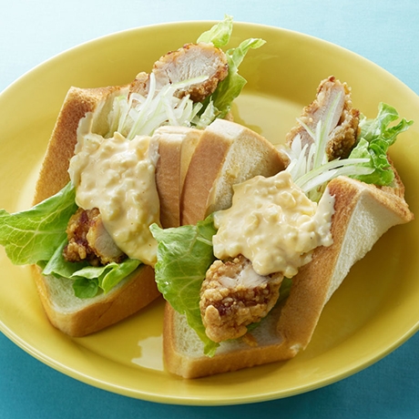 チキン竜田のサンドらず
