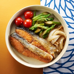 酢しょうがでさっぱり照り焼き