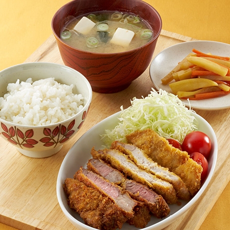 W(ダブル)カツ定食