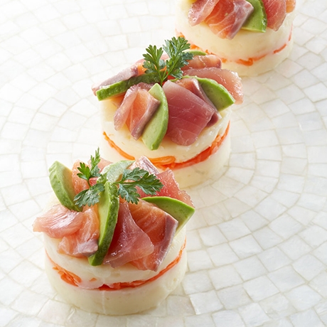 ひなまつりのケーキサラダ