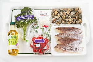 鯛のアクアパッツァ風