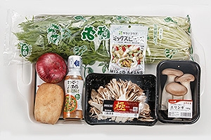 れんこんときのこのechigo salad