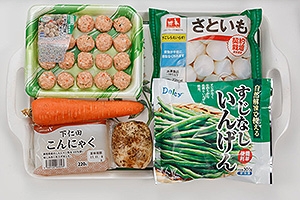 野菜たっぷり鶏だんご煮込み