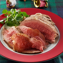 簡単ローストビーフ 越のむらさきソース