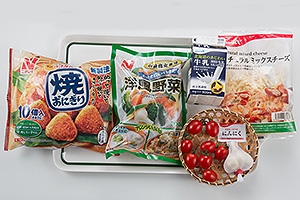 焼おにぎりチーズフォンデュ