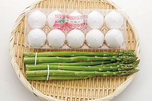 アスパラのミモザサラダ