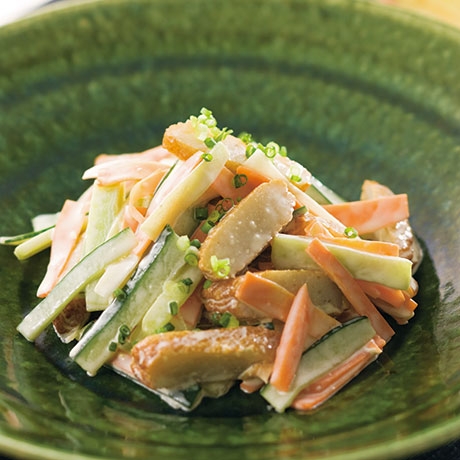 さつま揚げとセロリのわさびマヨネーズ レシピナビ