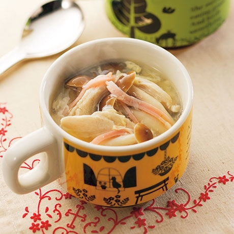 しめじと鶏ささみのスープ レシピナビ