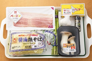 ガーリックバター醤油焼きそば