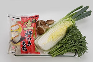 鶏ひき肉の味噌鍋