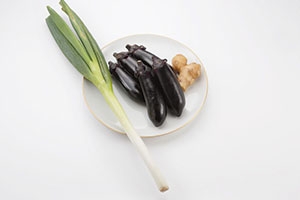 蒸しなす