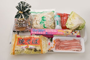 カンタン!包み焼きそば