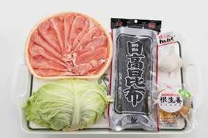 キャベツと豚肉の鍋