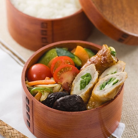 豚肉のチーズロール弁当