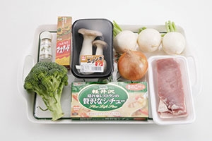 豚肉とかぶのきのこシチュー