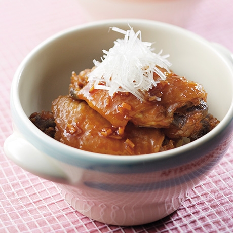 鶏手羽先ドレッシング煮込み