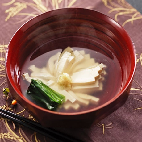 菊花豆腐の吸い物