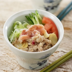 豚肉の梅ソース